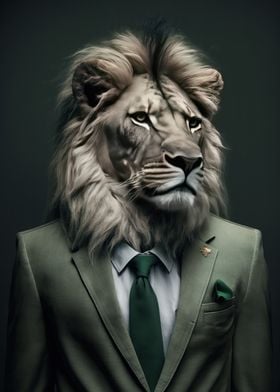 'boss of lion' Poster by graficart | Displate