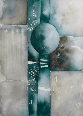 Watercolor abstract