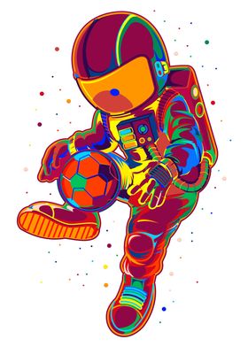  Astronaut soccer player
