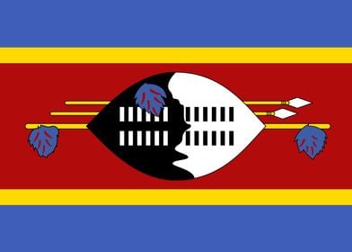 Eswatini Swaziland Flag