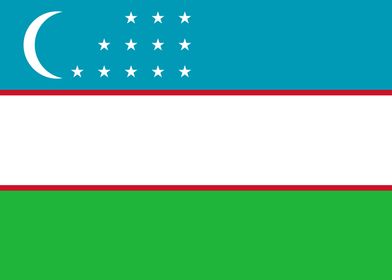 Flag of Uzbekistan