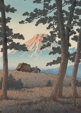 Ukiyo e Mountain Fuji