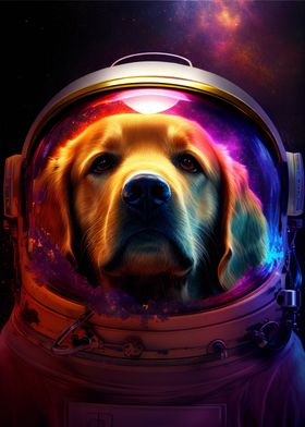 Space Golden Retriever 1