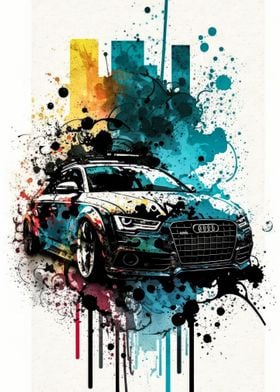Graffiti Audi Bold  Beau