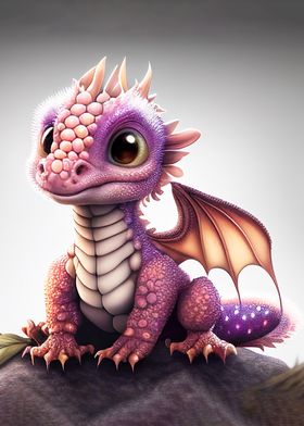 dragon baby pink