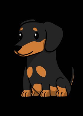 Dachshund Cartoon 