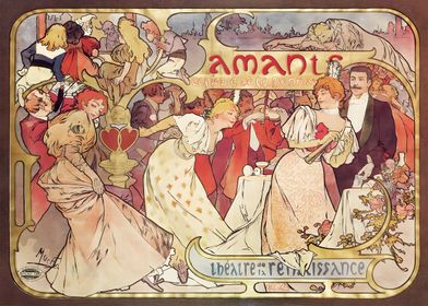 Alphonse Mucha Art Nouveau