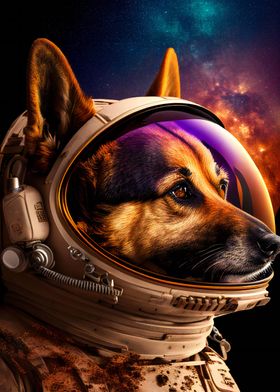 Space German Shepherd