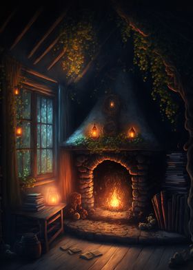 Fairy House Fireplace