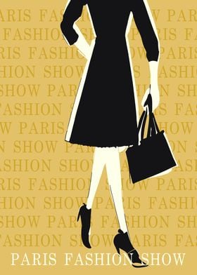 Paris Fashion Poster