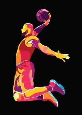 Basketball in Palm Springs V1 posters & prints by drdigitaldesign - Printler