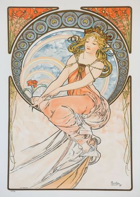 Alphonse Mucha Art Nouveau