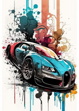 Graffiti Bugatti Style  