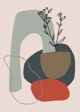 Minimalist floral