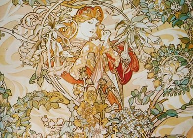 Alphonse Mucha Art Nouveau