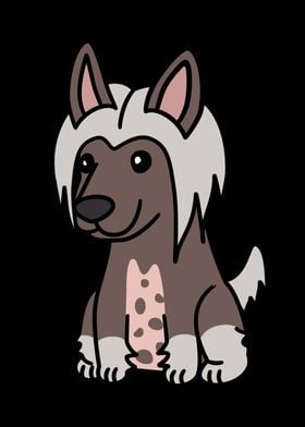 Chinese Crested Cartoon 