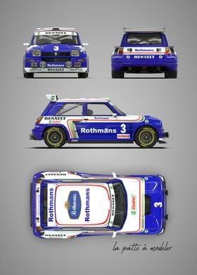 Renault 5 Turbo F1 Livery