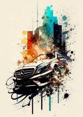 Graffiti Luxe Mercedes