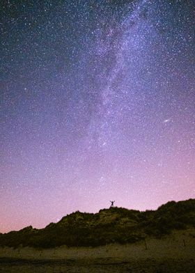 Milky way in Brittany