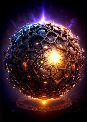 Dyson Sphere' Poster by James Garcia Displate