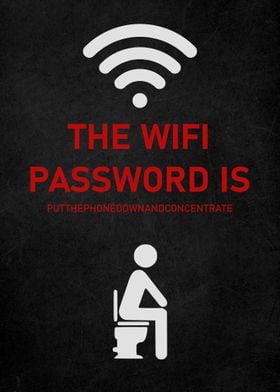 Wifi Password Bathroom