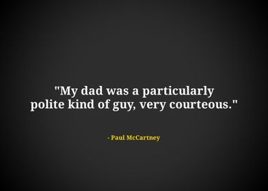 Paul McCartney quotes 