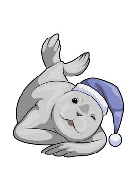 Seal Sleeping Nightcap