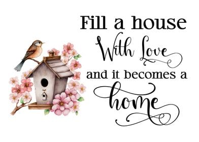 Fill a house with love