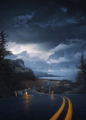 Amazing road view