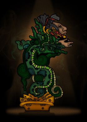 Mayan Serpent God