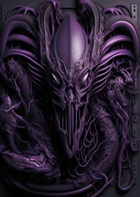 Alien Xenomorph Metalic