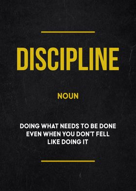 discipline definition