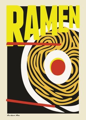 Retro Ramen Poster