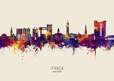 Ithaca Skyline New York