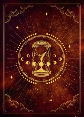 Tarot the hourglass