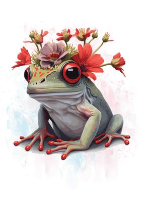 Red Eyed Tree Frog Art