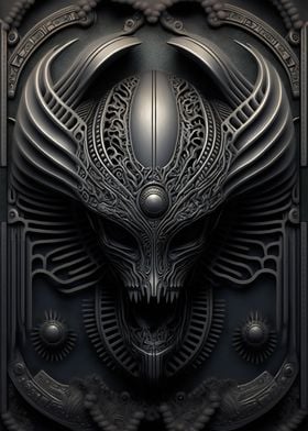 Alien Xenomorph Metalic