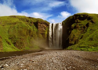 WATERFALL ON THE HILL