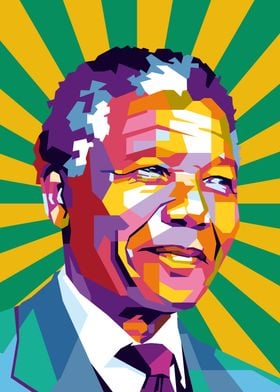 Nelson Mandela Pop Art