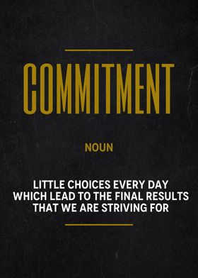 commitment definition