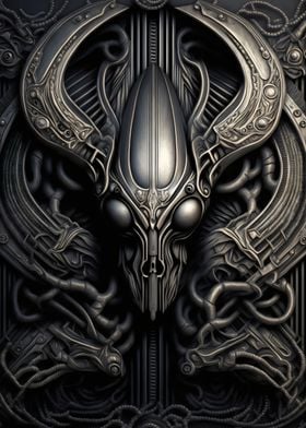 Alien Xenomorph Metalic