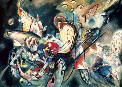 troubled 1917 by Kandinsky