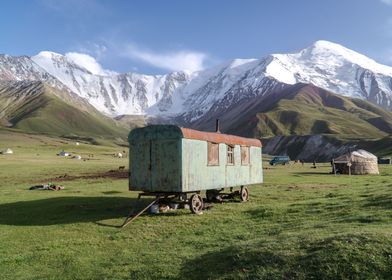 In the Kyrgyz mountains