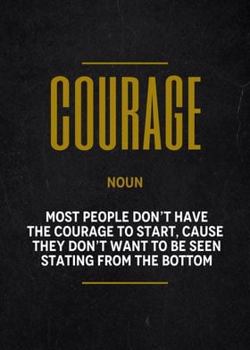 courage definition