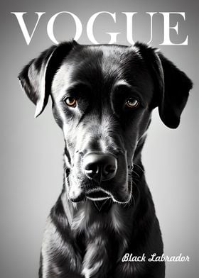 Black Labrador Poster