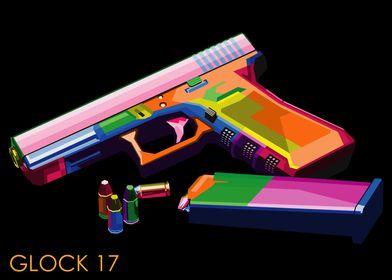 Colorful Weapon pop art