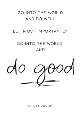 Do Good