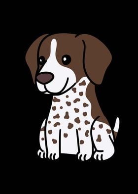 Pointer Dog Cartoon