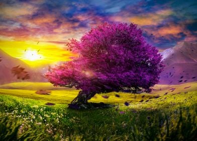 Fantasy nature tree