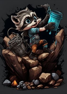 Mining Raccoon